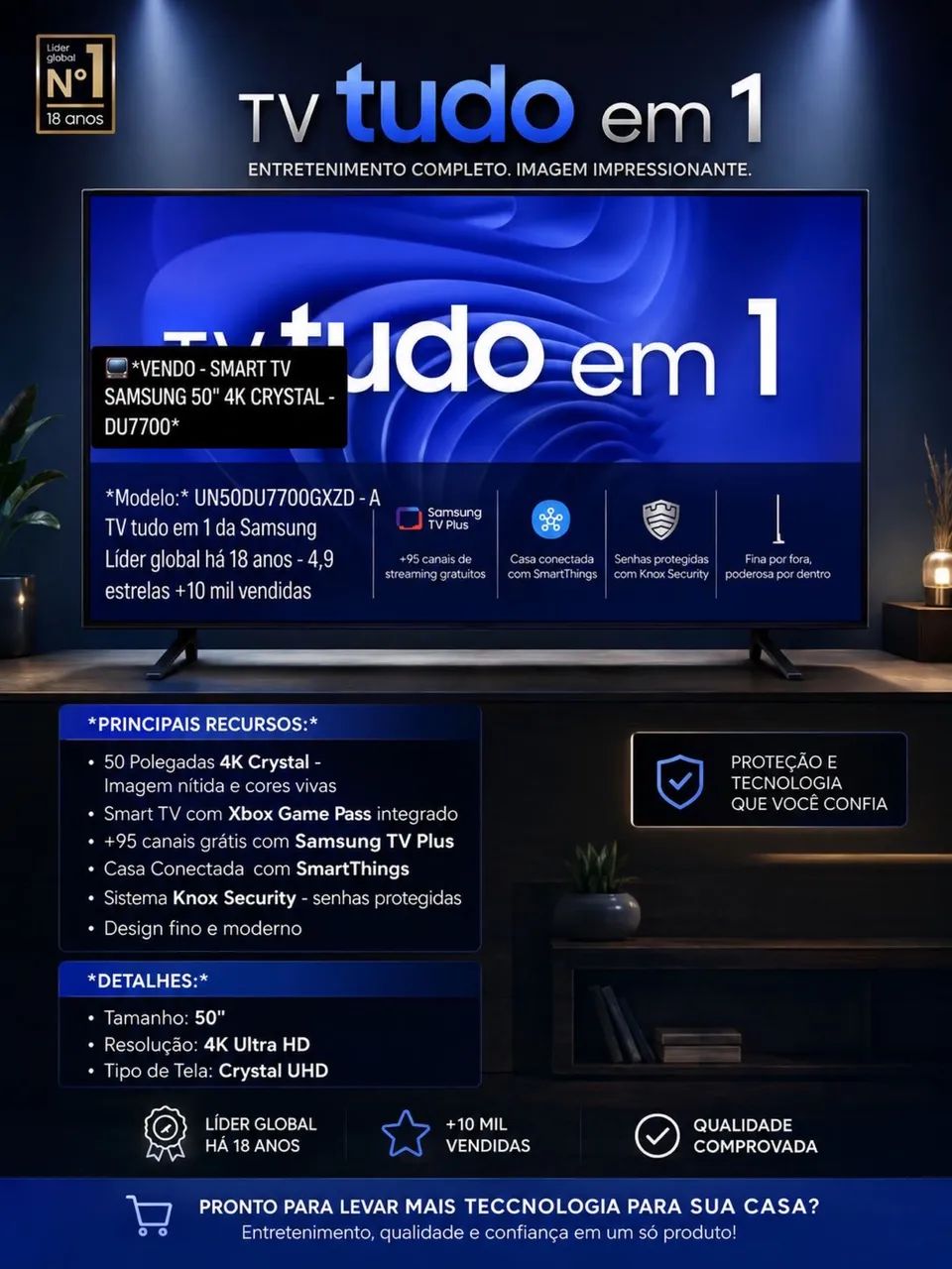 SMARTV 50? SAMSUNG TUDO EM 1