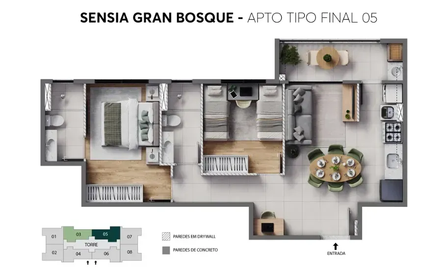 PLANTA 59m²