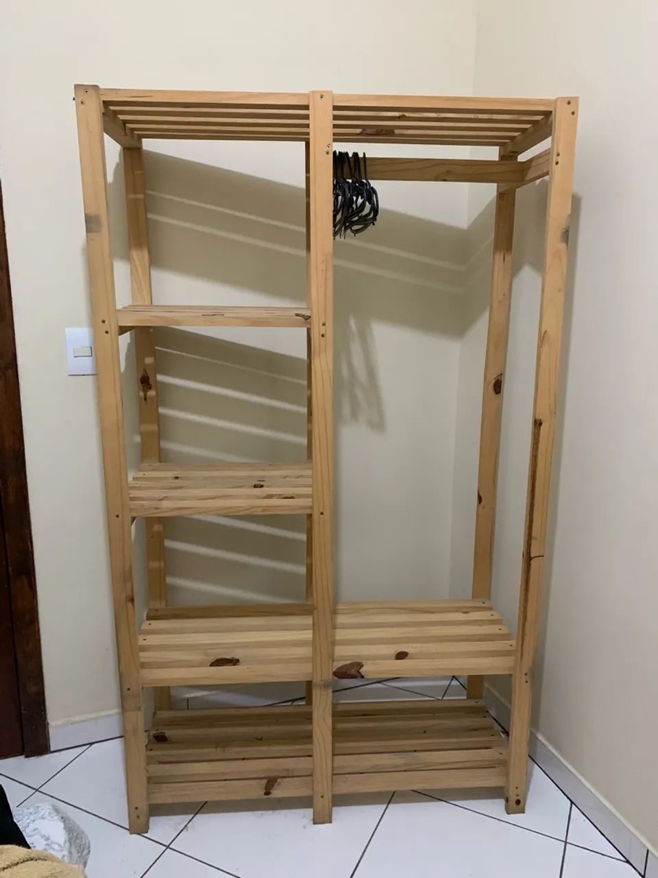 Closet/arara Aberto Com Cabideiro - Foto 2