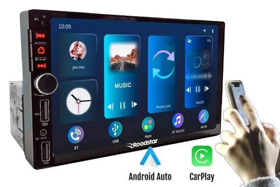 MULTIMÍDIA MP5 1din DE 7 POL COM CARPLAY SEM FIO - Peças para