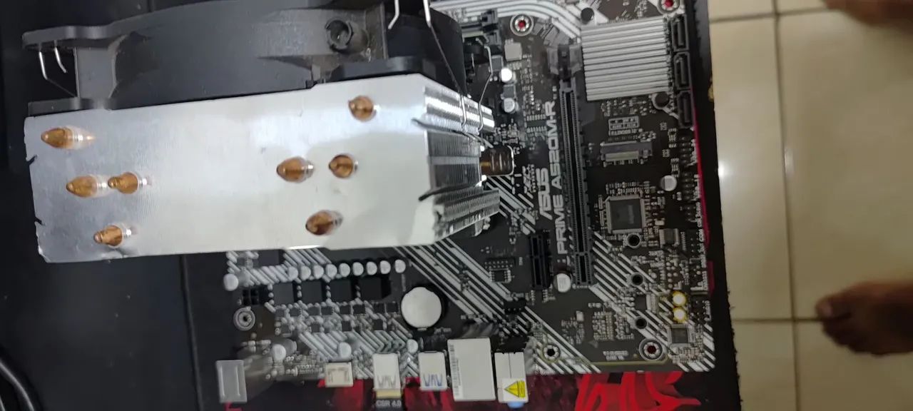Kit placa mãe Asus A520, processador Rizem 9 3900x 12 núcleos e 24 threads e 16gb de ram - Foto 2