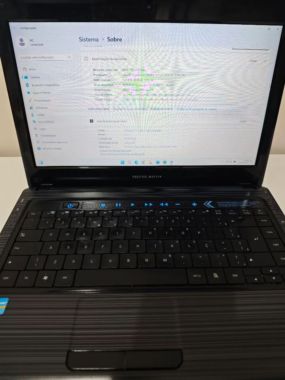 Notebook Positivo Master Intel Core i5-2410M 8 GB RAM SSD 120 GB Windows e Office Ativado - Foto 4