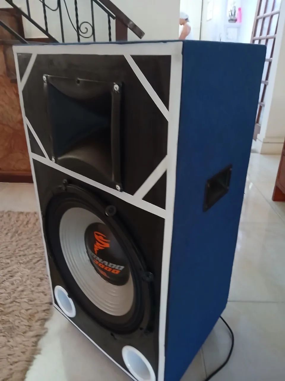 CAIXA DE SOM AMPLIFICADA CASEIRA - Foto 3