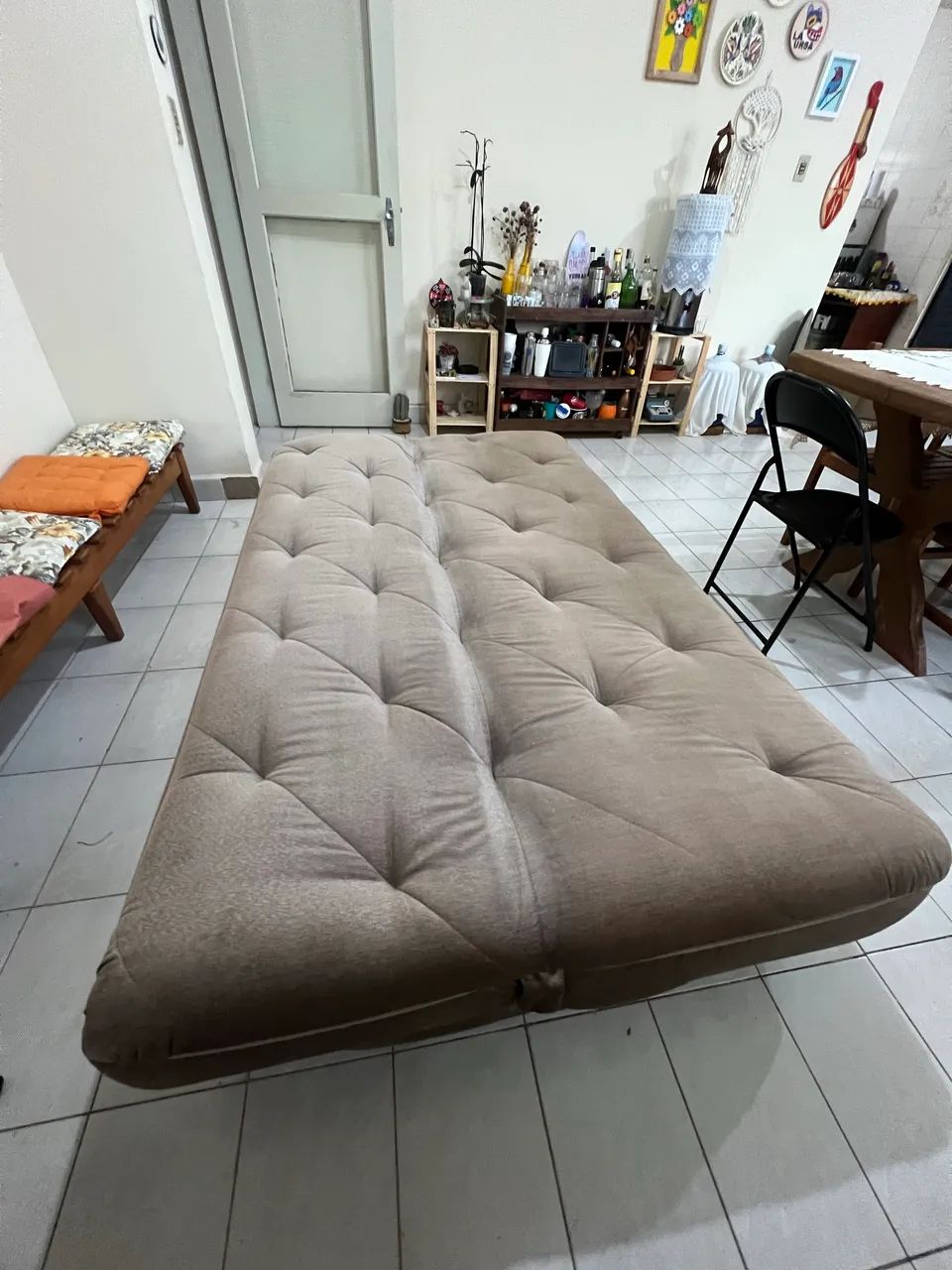 Sofá cama dobrável - 1 ou 2 pessoas - Foto 2