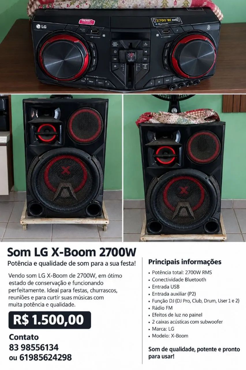 SOM LG X-BOOM 2700W