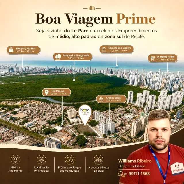 Apartamento perto do Shopping Recife, Boa Viagem e Universidade Universo para venda. - Foto 2