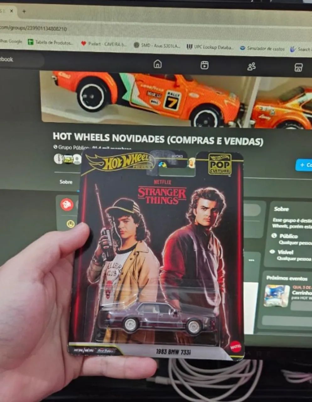 1983 BMW 733i (Stranger Things) Hot Wheels Premium - Hobbies e