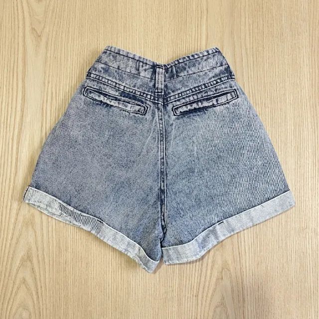 Short Jeans Lavagem Azul Clara 36 - Foto 2