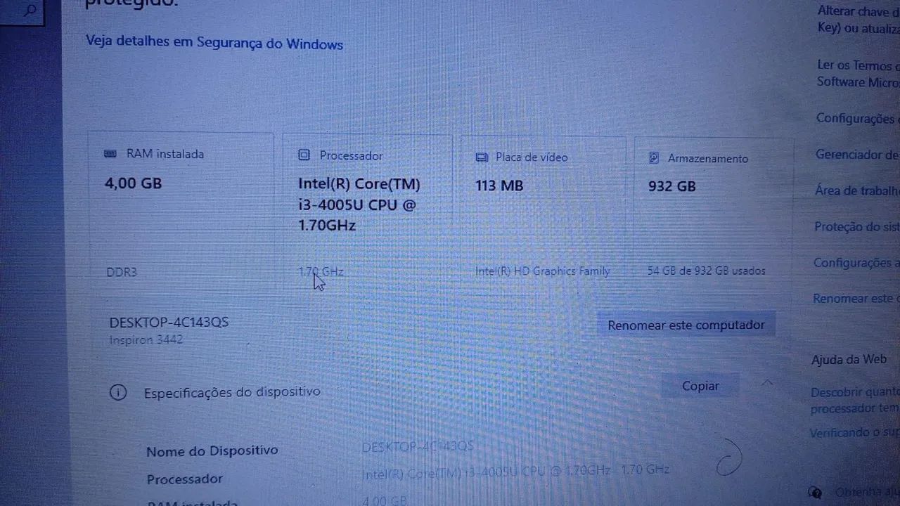 Notebook Dell i3 4 geração  - Foto 3