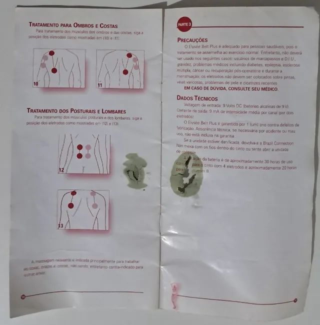 Aparelho Ginástica Elysée Belt Plus Anos 2000 C/ Manual E Bolsa - Funcionando - Foto 4