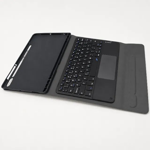 Capa + Teclado Touchpad e Mouse Galaxy Tab S9 / S9 FE - Novo - Foto 3