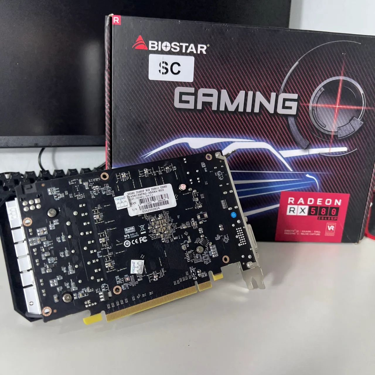 Placa de vídeo Rx 580 8GB 2048SP - Foto 2