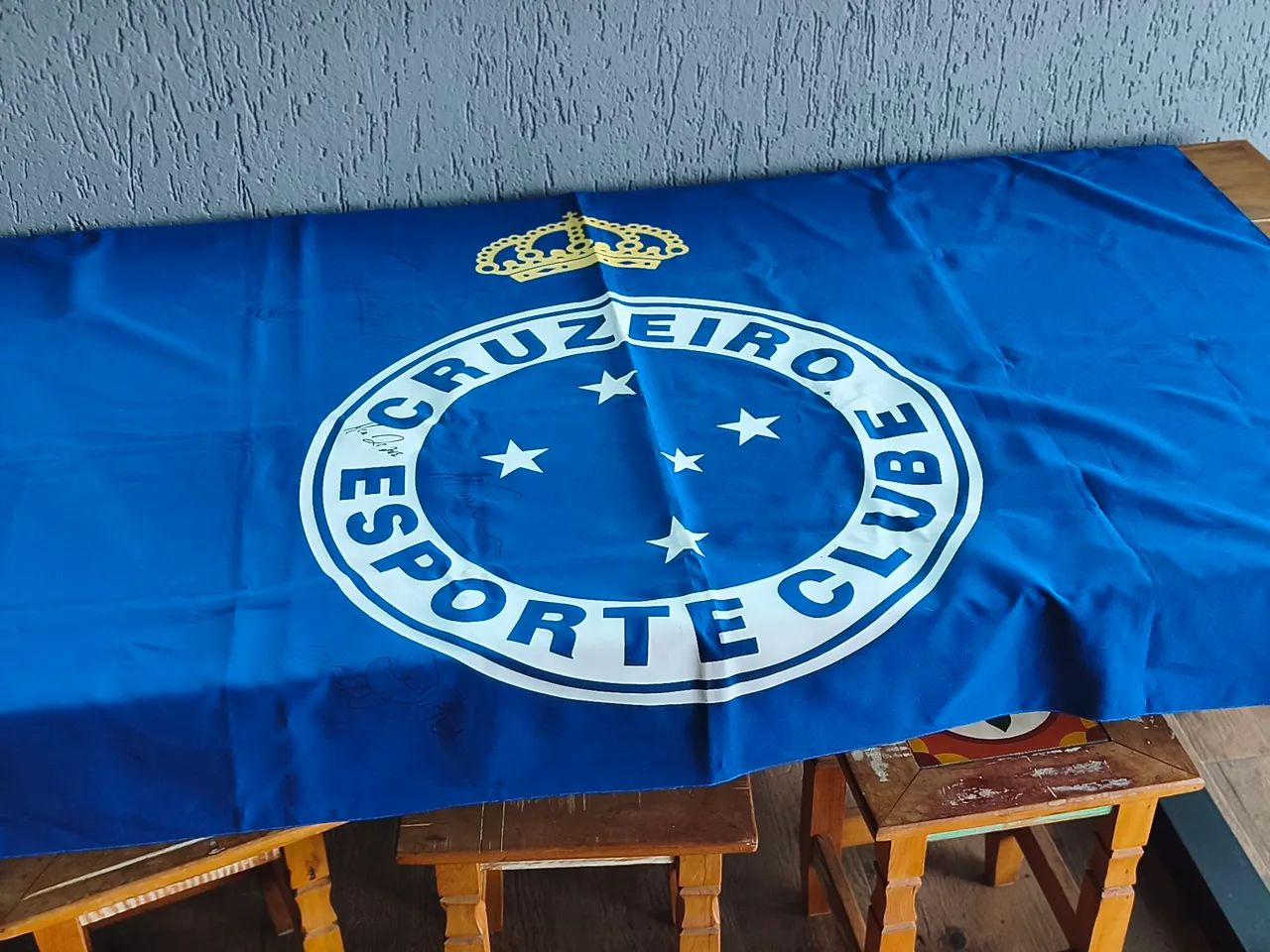 Bandeira nova original Cruzeiro (ano 2011). - Foto 5