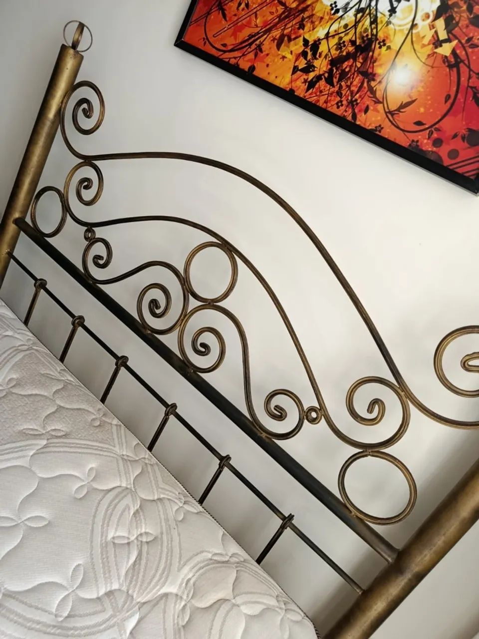 Cama casal de ferro