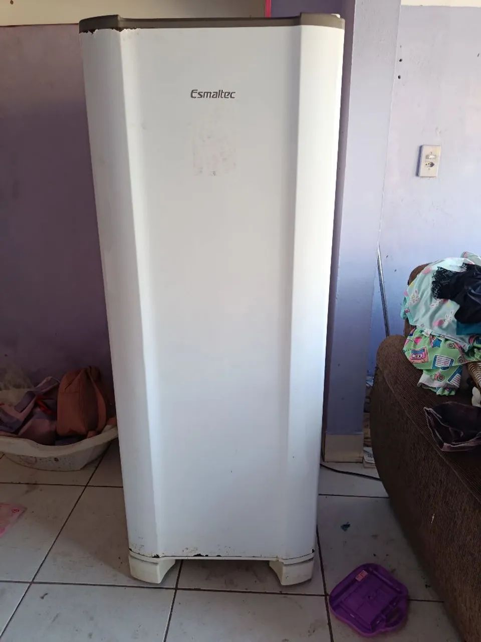 Geladeira com defeito