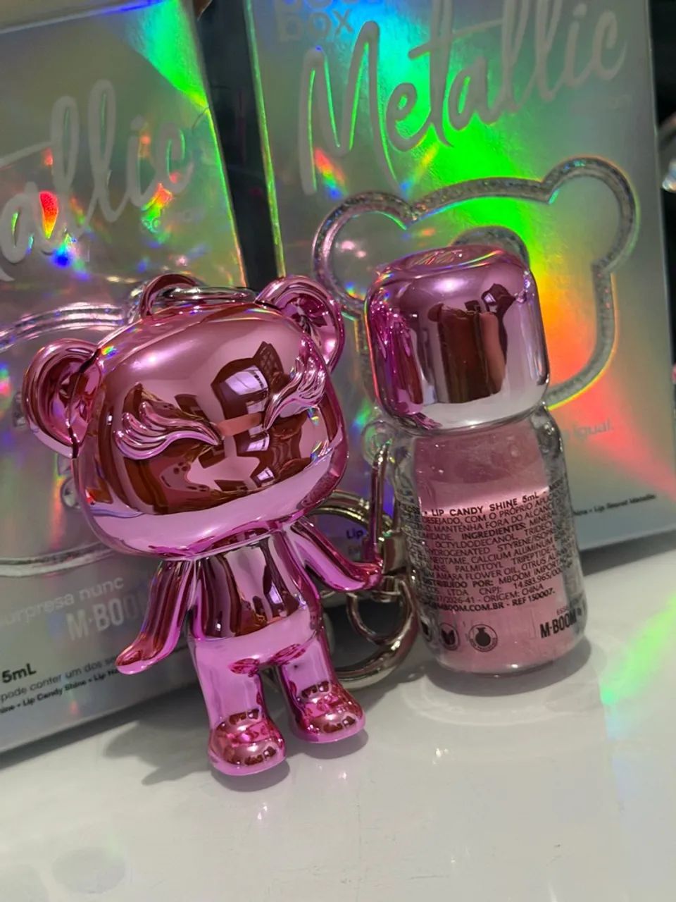 Gloss metalic mboom rosa