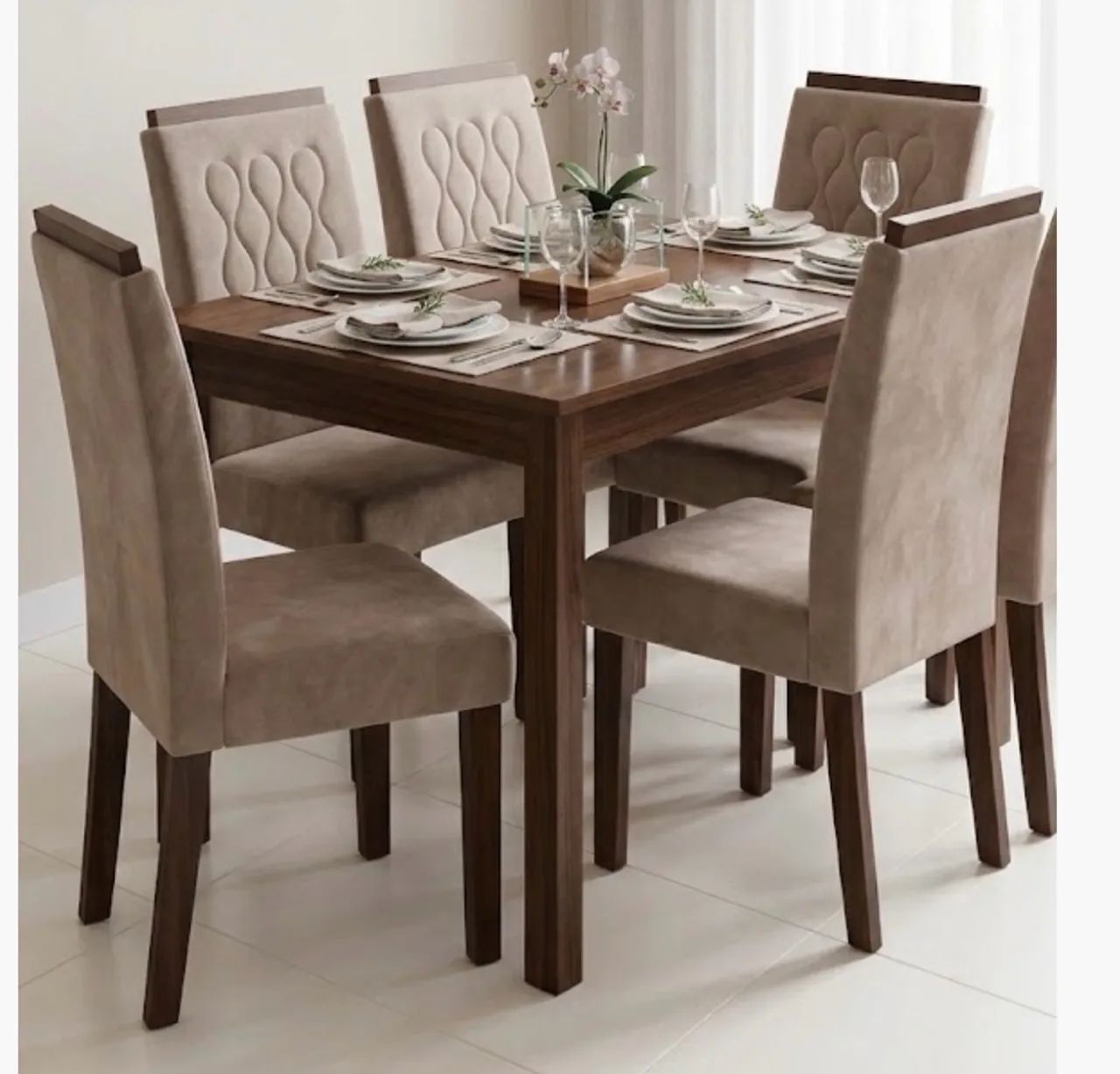 6 cadeiras de mesa de Jantar  - Foto 4