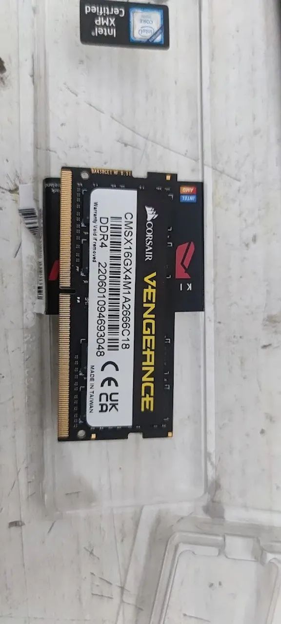 Memoria ram 16 + 8gb ddr4 notebook