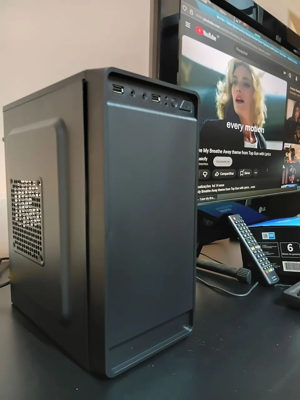 Vendo Computador + TV 32" + SYSTEM 2.1 Bluetooth 420 reais  - Foto 3