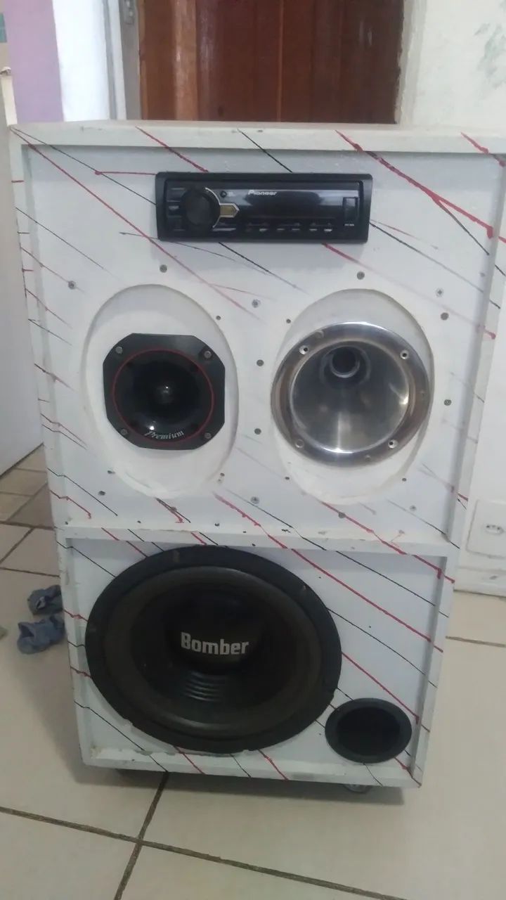 Vendo ou troca caixa bob trio bem montada  - Foto 2