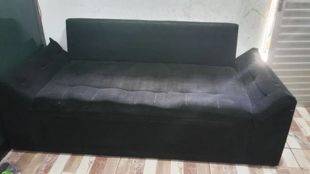 Sofá preto - Foto 3
