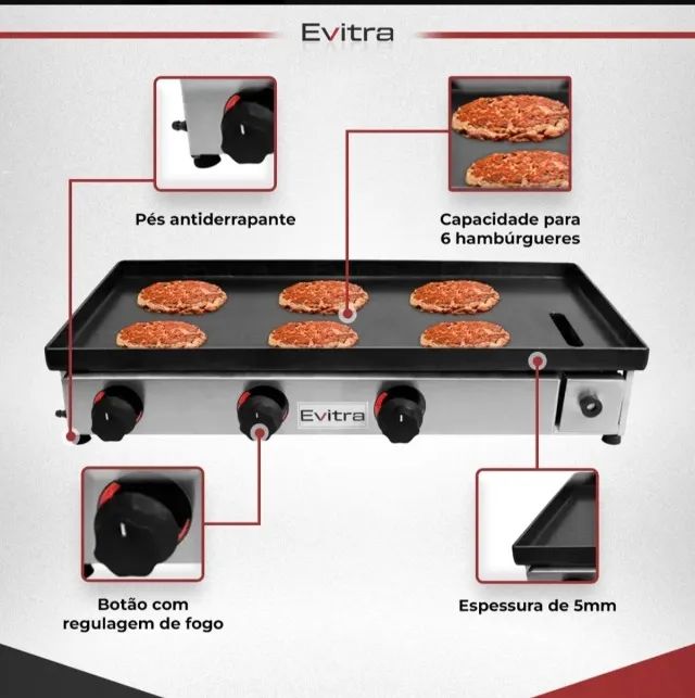 Chapa para sanduíche parcelo em até 4x - Foto 3