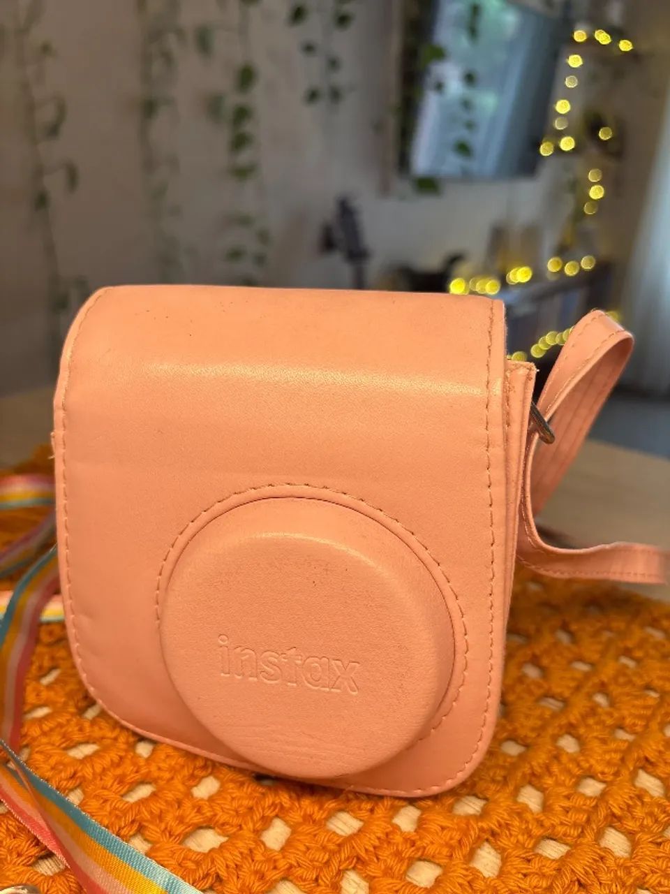 Instax Mini 11 Rosa com bolsa a capa protetora  - Foto 4