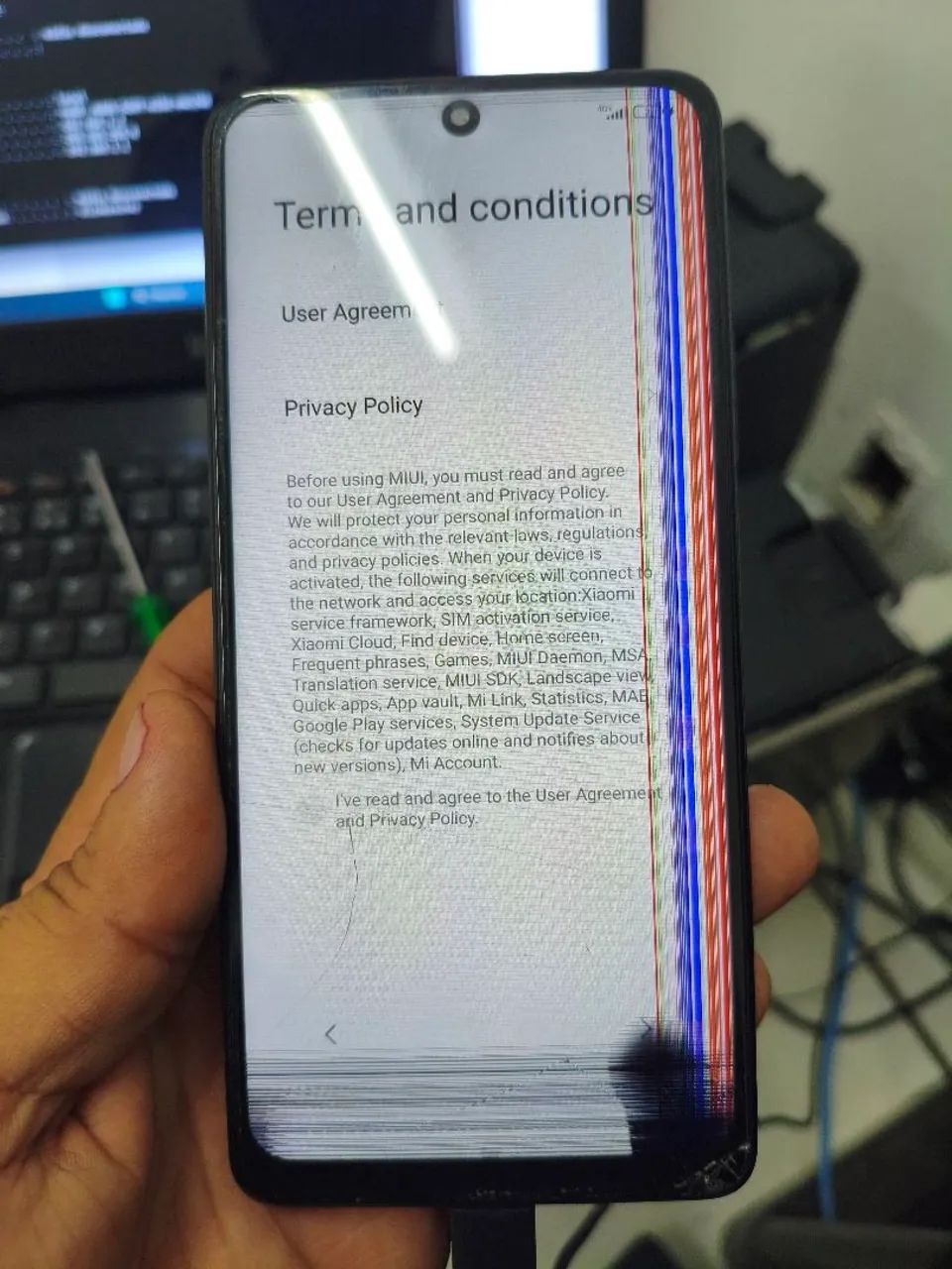 Cel note 10 pro xiaome 128gb tela quebrada leiam anúncio 