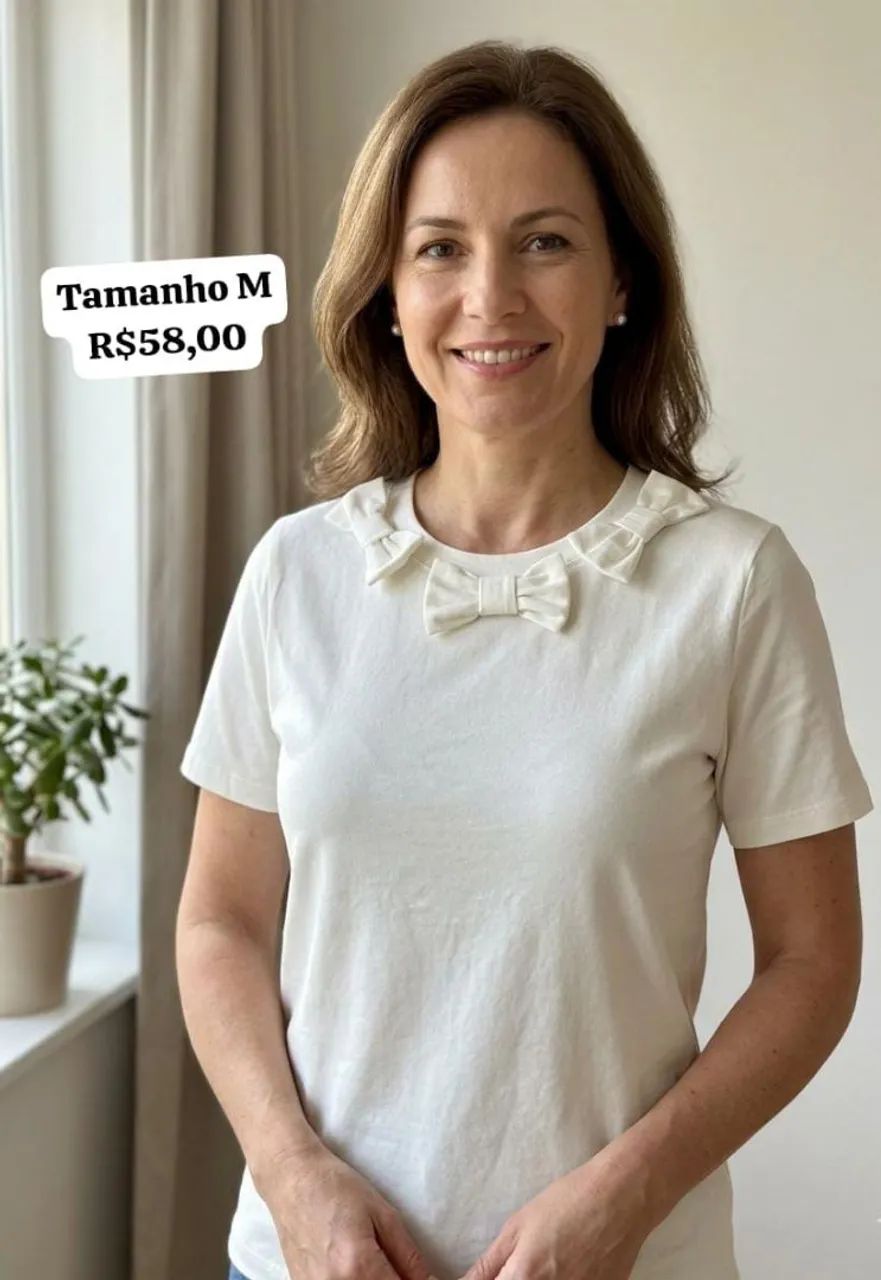 Blusa feminina linha premium  - Foto 5