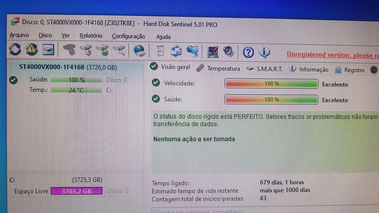 HD 4 tera Seagate para PC,  DVR, NVR, CFTV,  Backups  - Foto 3