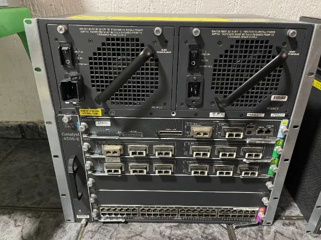 Switch Cisco Catalyst 4506-e Completo + 14 Gbic X2 10gb-sr  - Foto 2