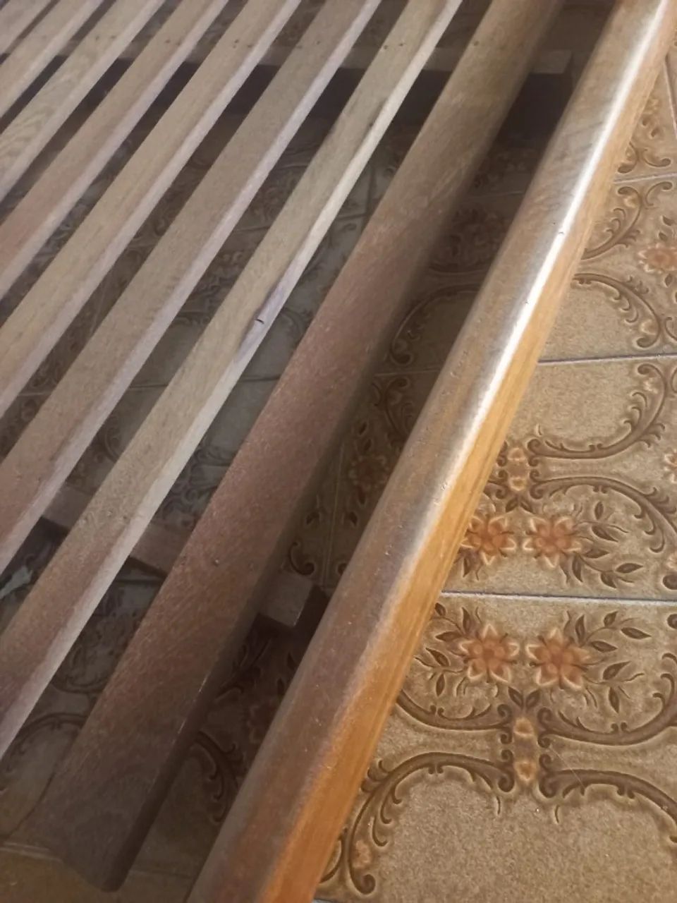 Cama De Madeira Antiga Viúvo Em Ótimo Estado / -- Act - Foto 5
