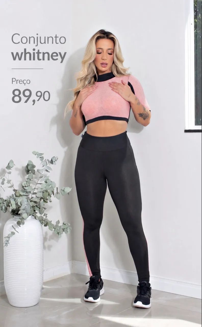 Roupa de academia plus 