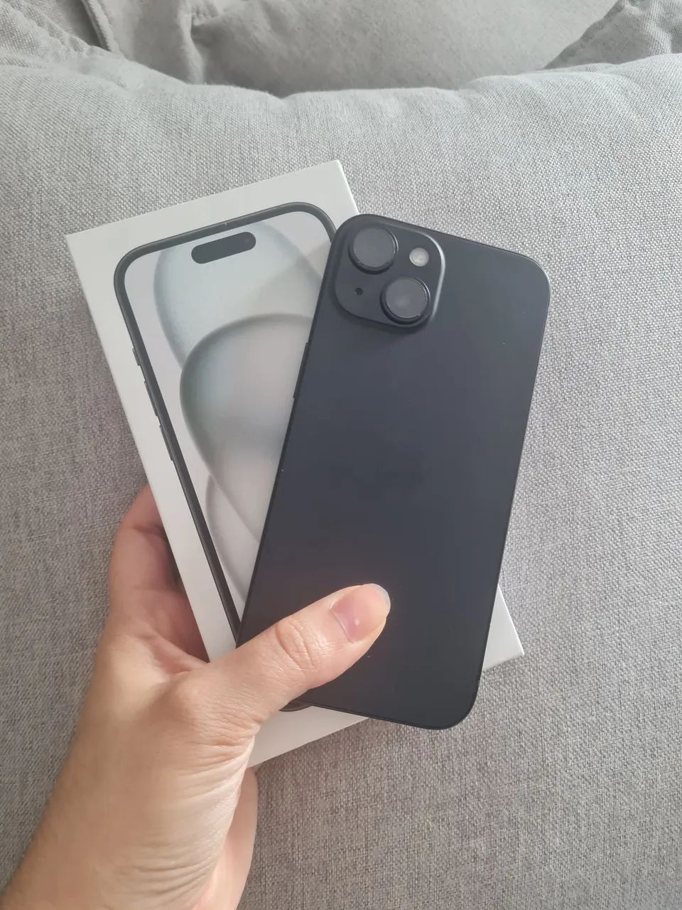 Iphone 15 - 128GB Preto em garantia Apple até março 2027  - Foto 2