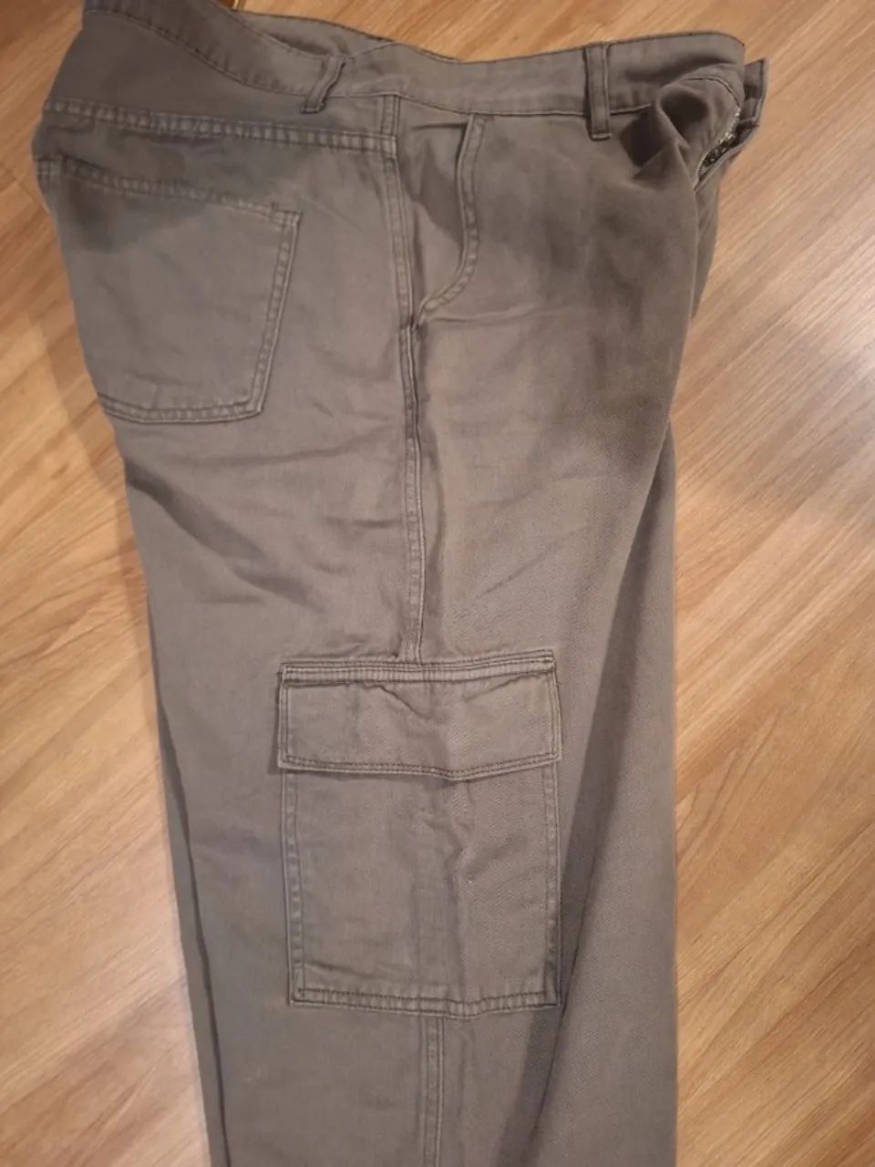 Calça Cargo Verde Militar  - Foto 3