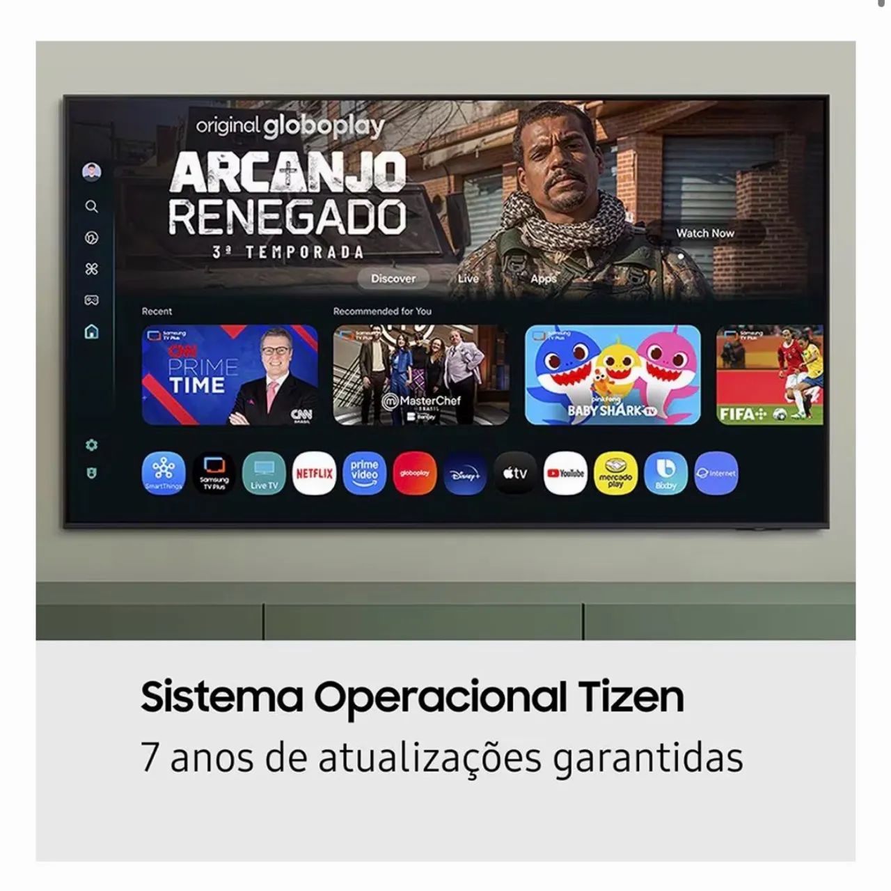 Smart TV Samsung 55 Polegadas Crystal UHD 4K  - Foto 3