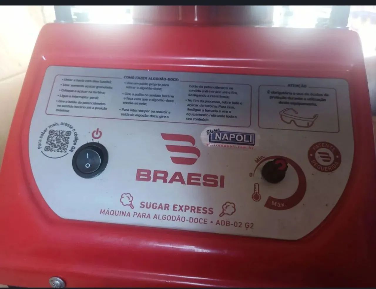 Maquina de algodão doce 