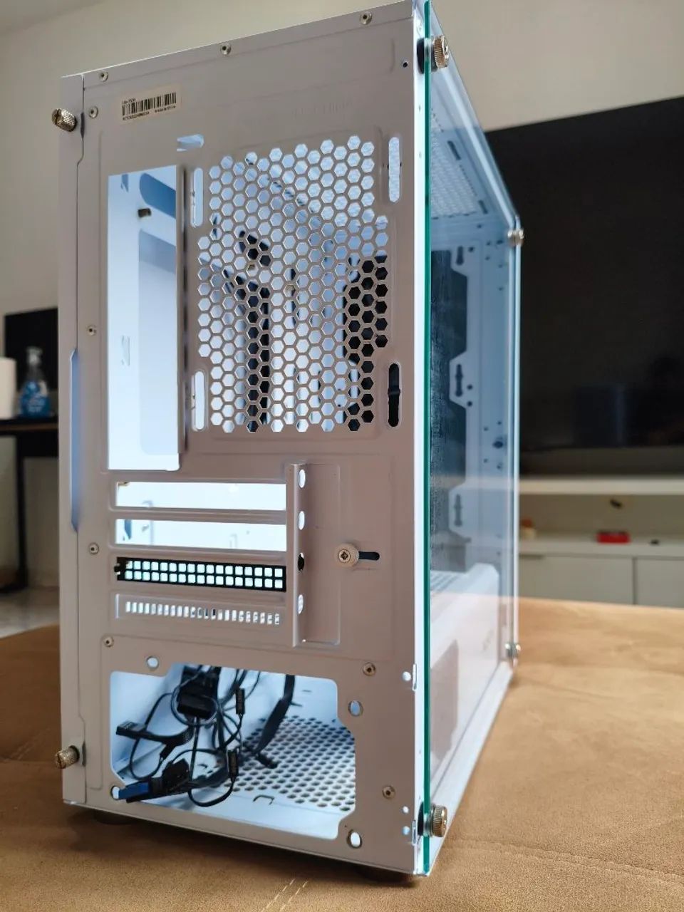 Gabinete gamer Alseye Ice White  - Foto 3