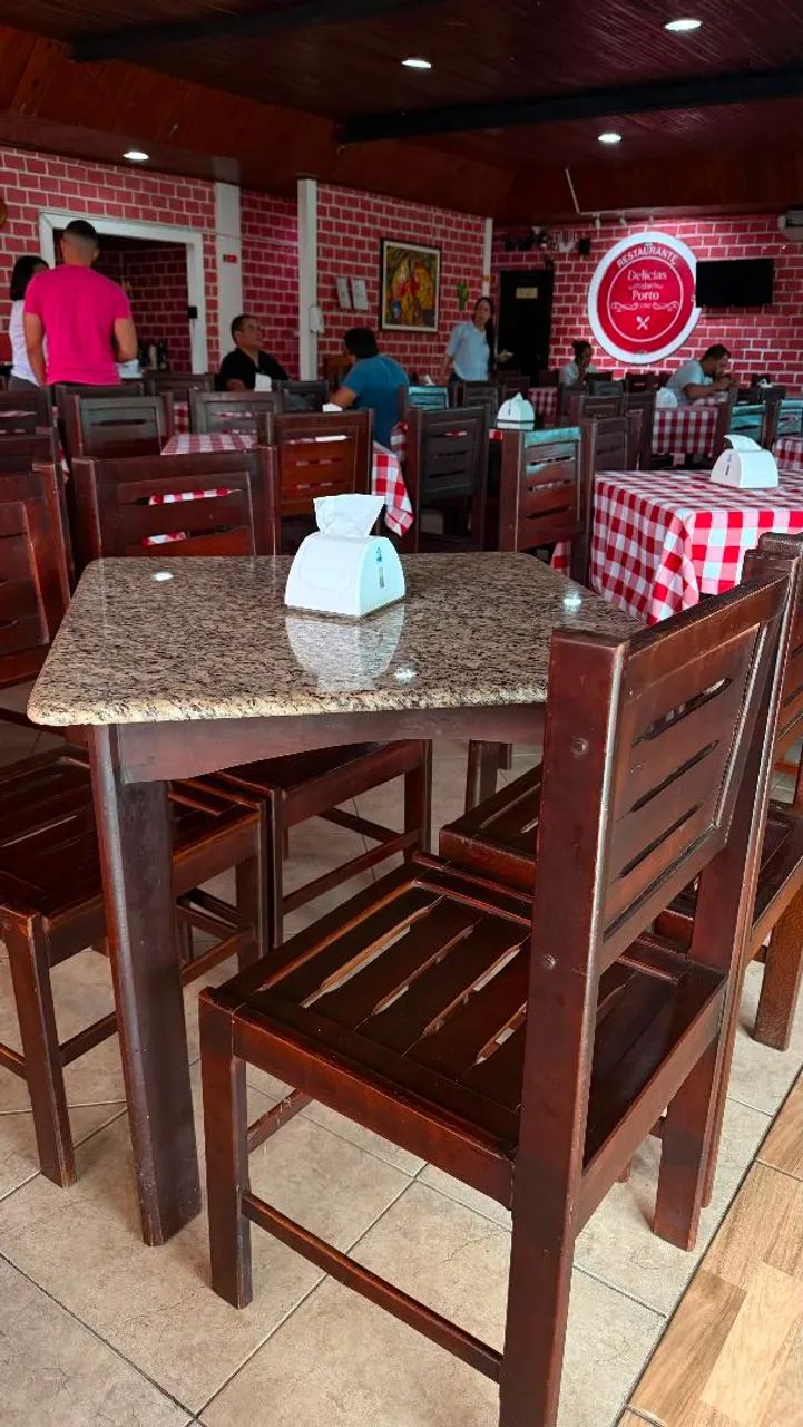Vende-se conjunto de 28 mesas em mármore com cadeiras19.600 - Foto 3