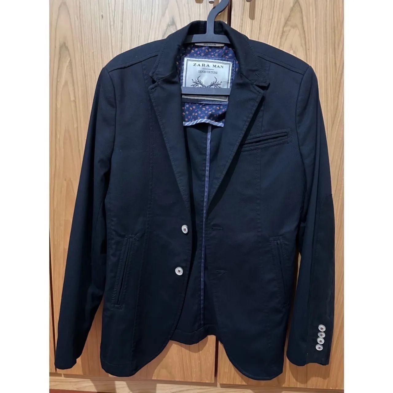Blazer zara denin casual original pouco usado - Foto 4