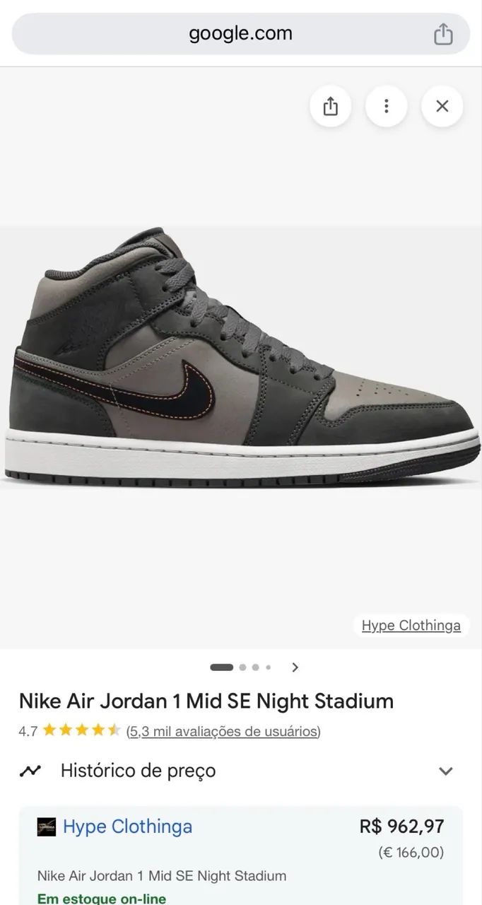 Nike air Jordan Mid SE Night Stadium - Foto 4