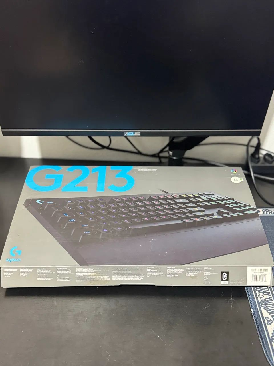 KIT - TECLADO LOGITEC 213 - MAUSE THUNDER- FONE DE BRINDE