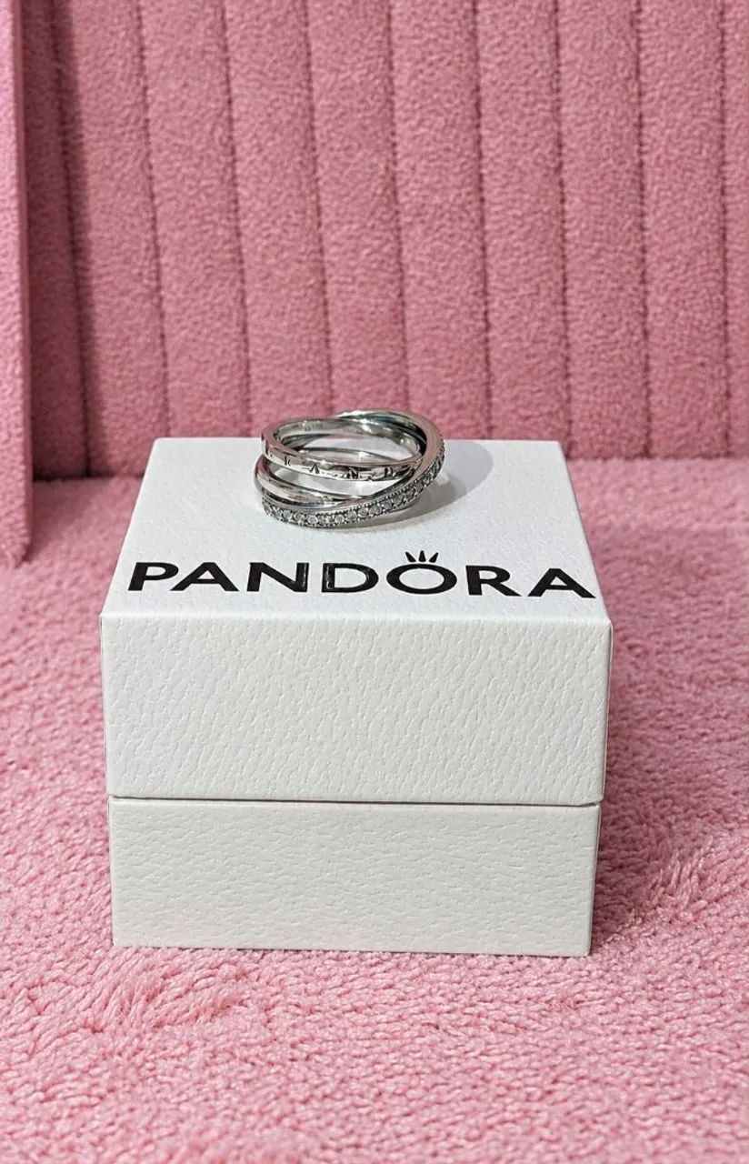 anel pandora prata aro 18 - Foto 2