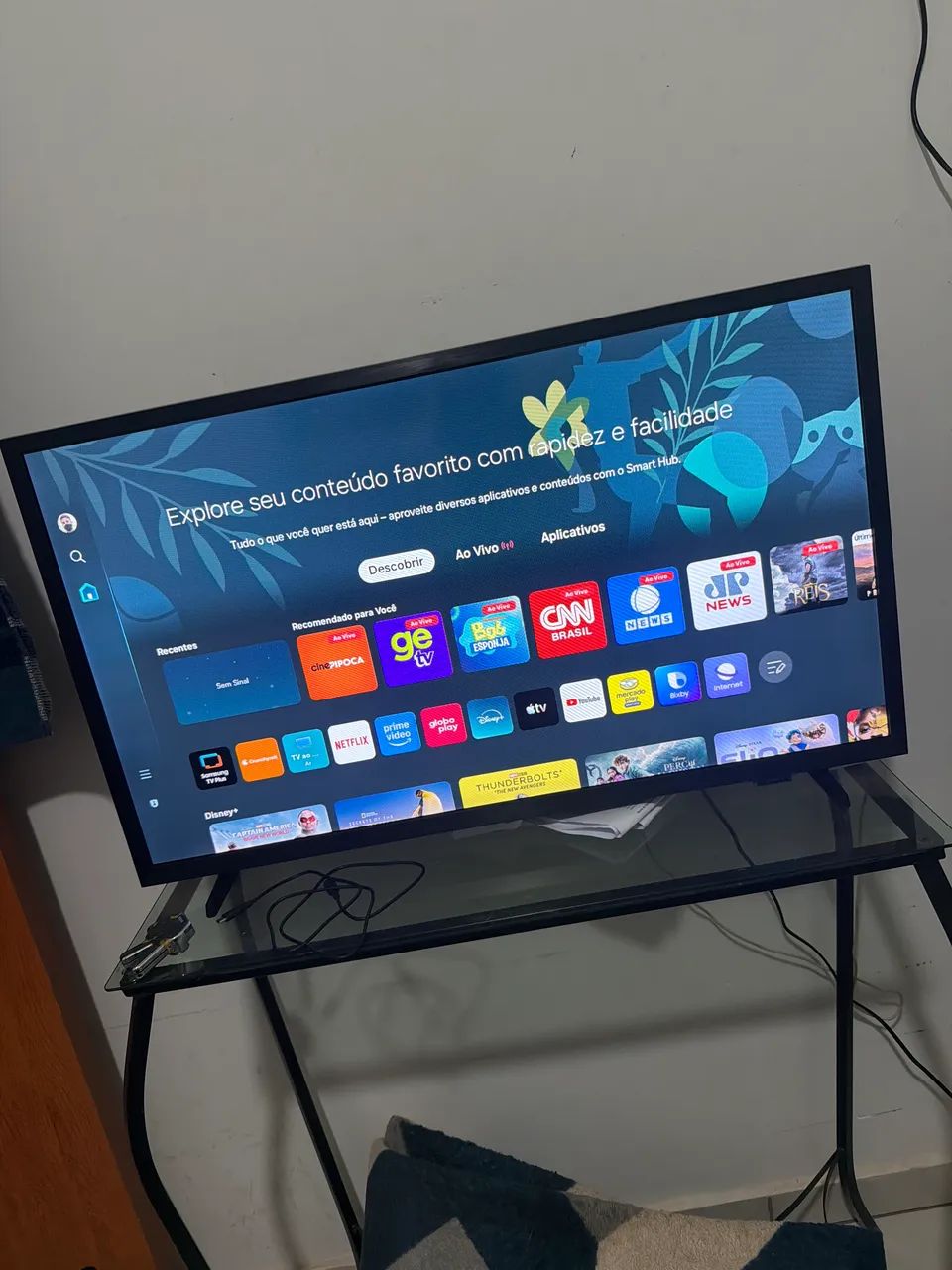 Smart TV samsung 32? semi-nova - Foto 2