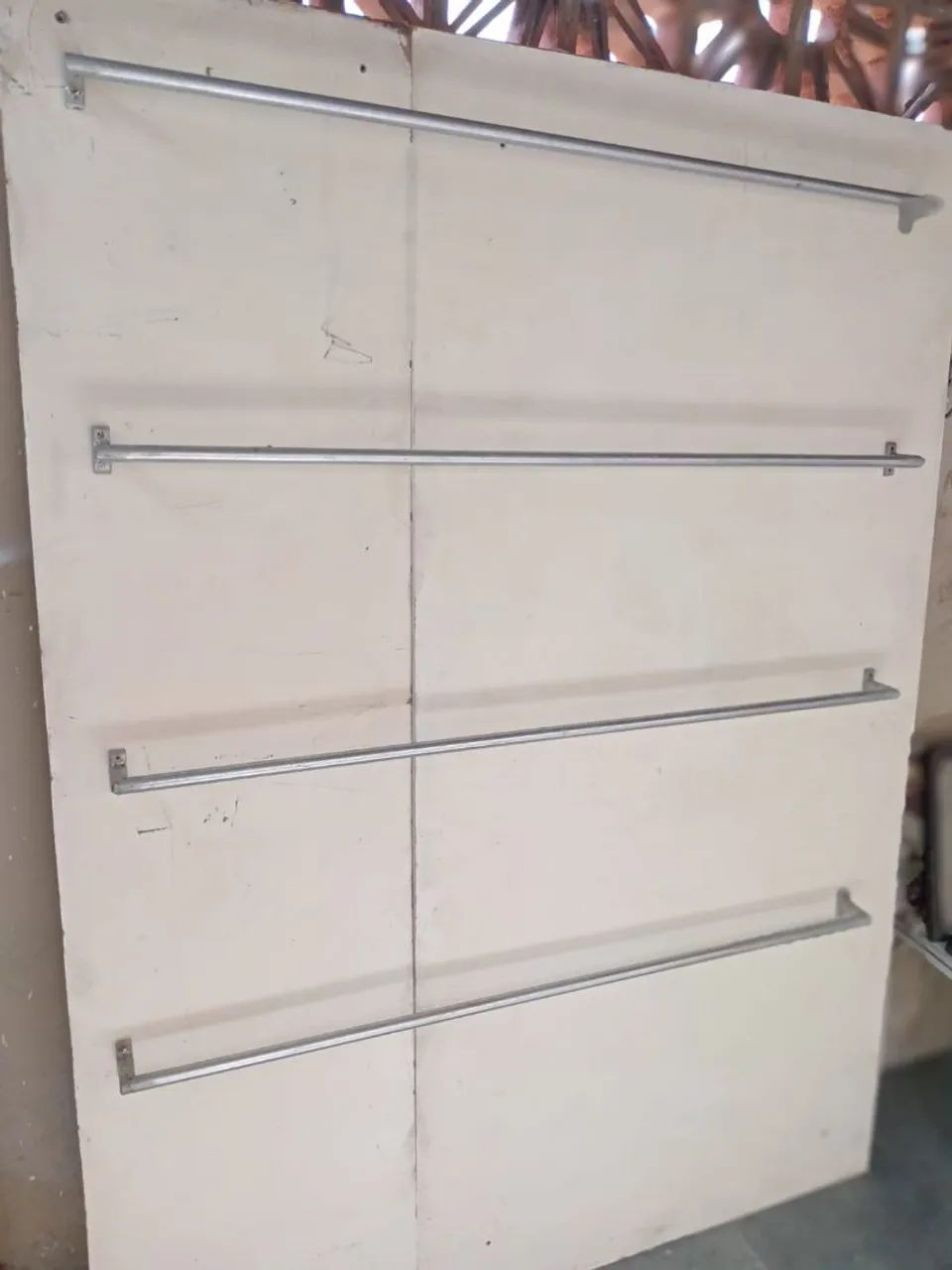 Suporte de parede de ferro 4 peças 1.20  - Foto 2