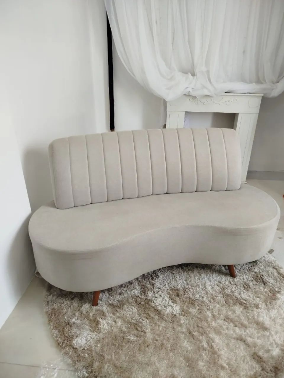 Sofá orgânico com 2 Lugares