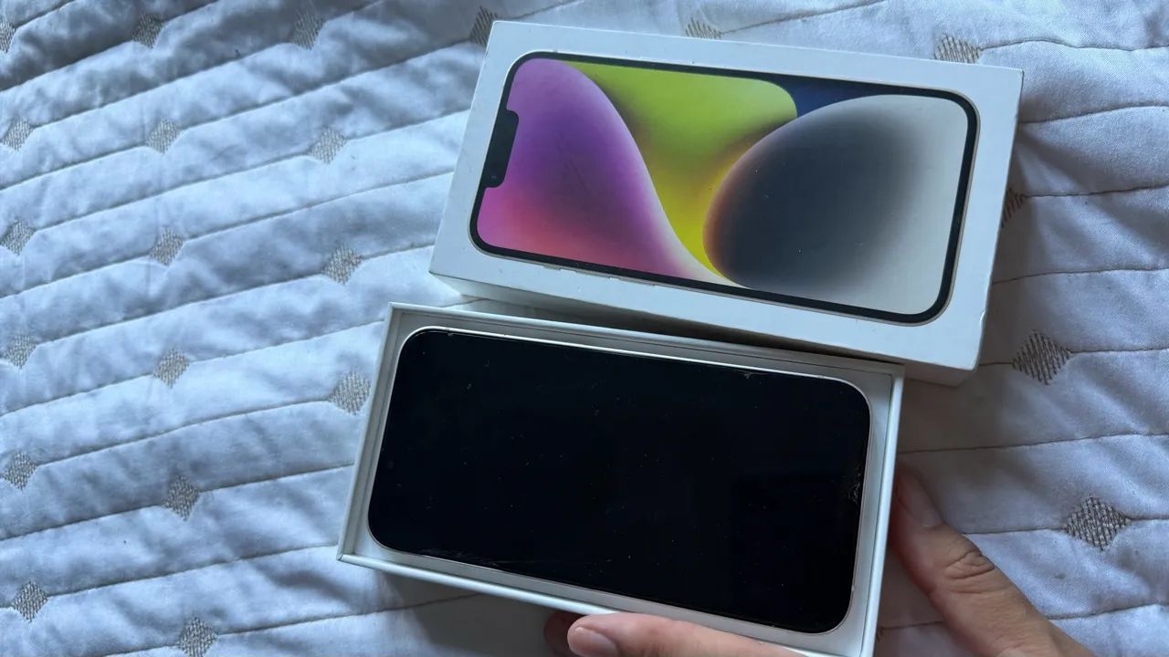 iPhone 14 branco 128gb