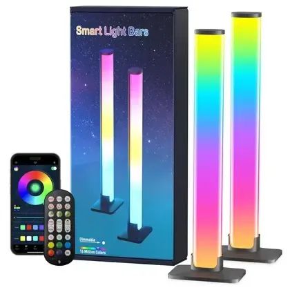 Barra de luz led rgb com 213 modos