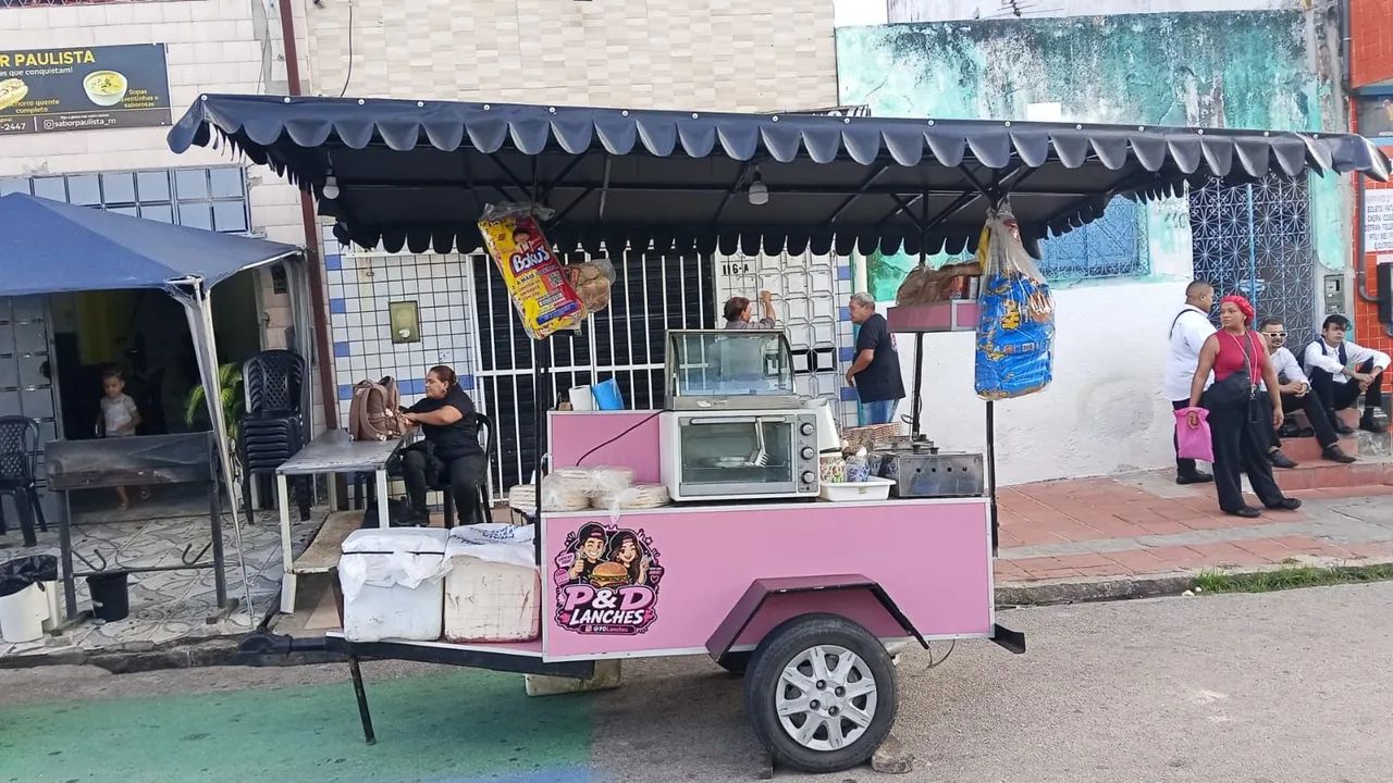 Carinho de lanche em ótimo estado  - Foto 4