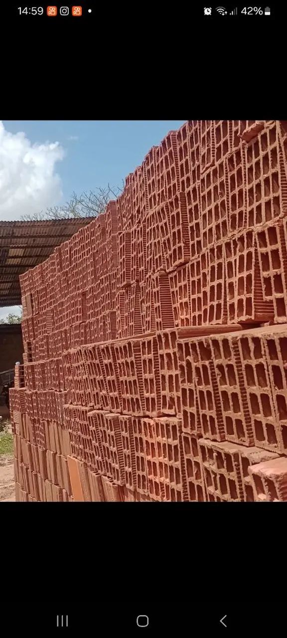 Tijolos de primeira direto da fábrica a partir de 580 o milheiro/ recife regiões